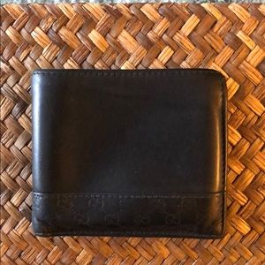 Black Leather Gucci Wallet